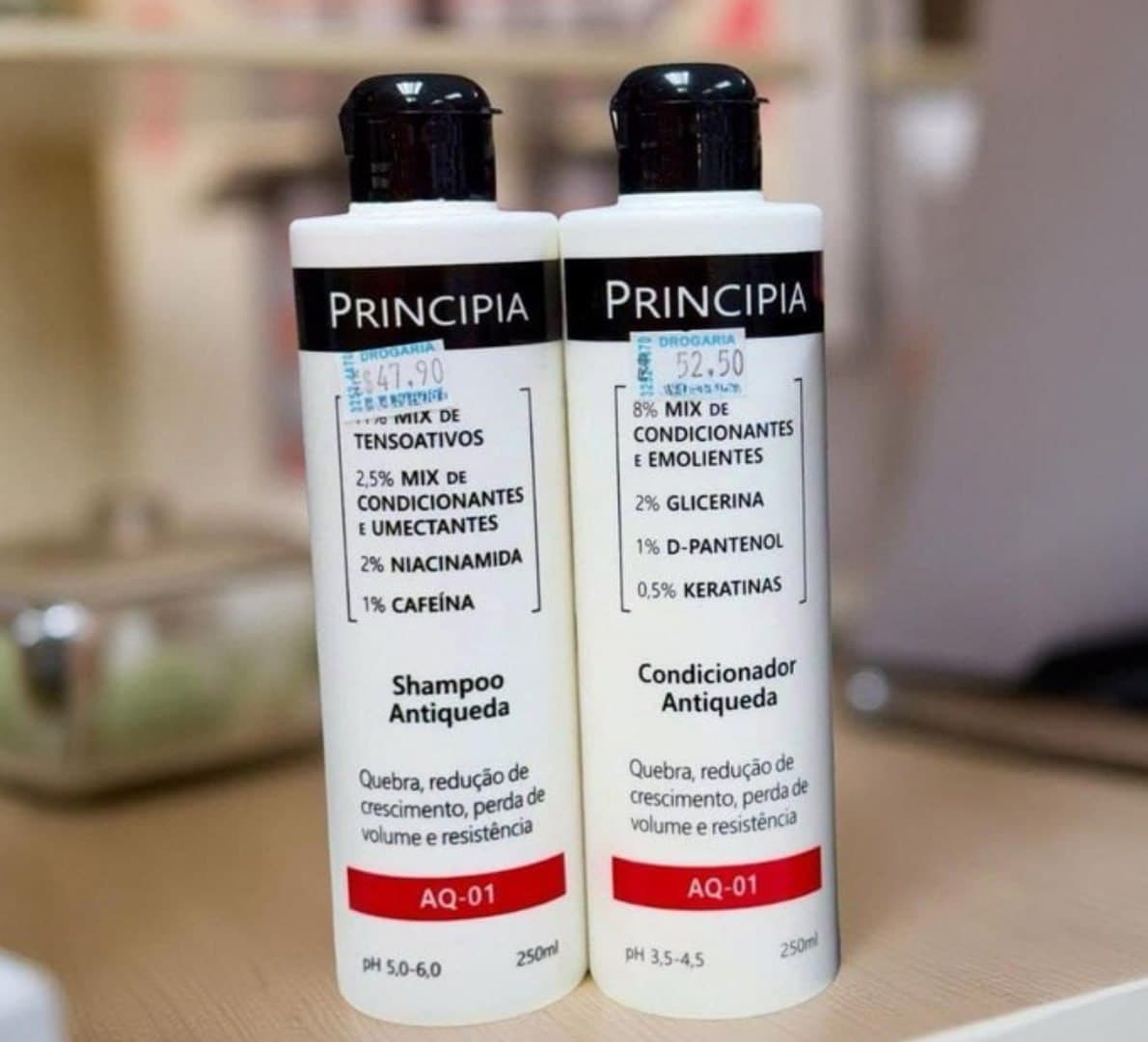 Principia Kit Shampoo E Condicionador Antiqueda Aq-01