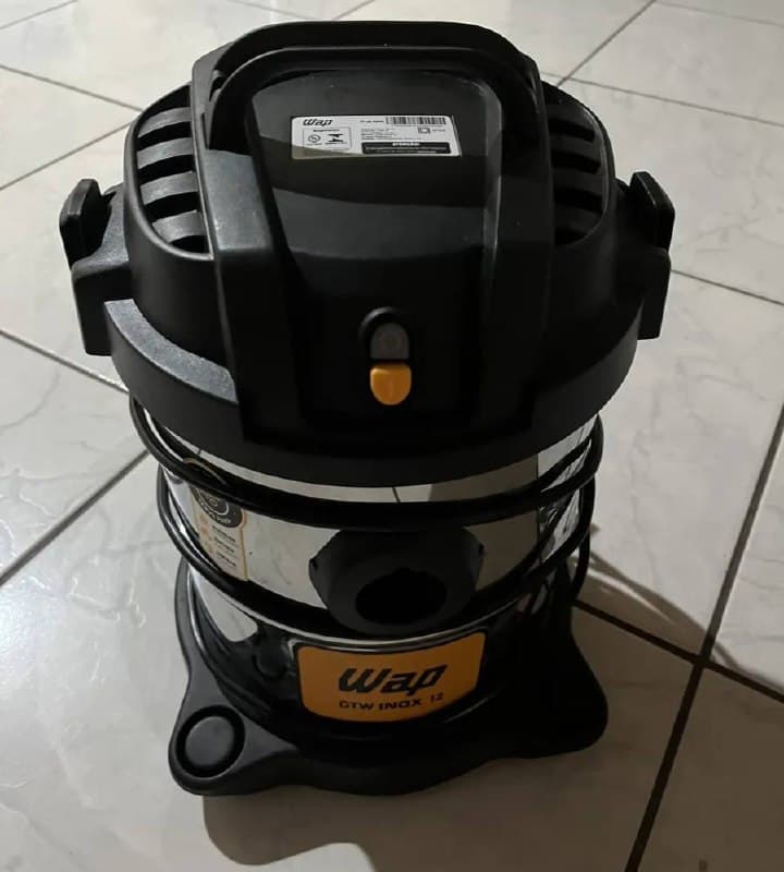 Aspirador de Pó e Água Wap GTW Inox 12 1400W com Bocal de Sopro
